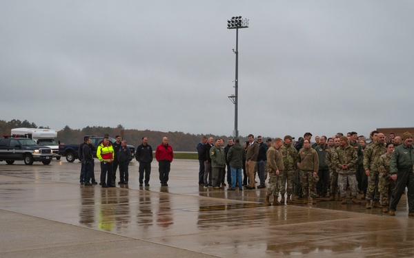 Col. Nelson Perron fini flight