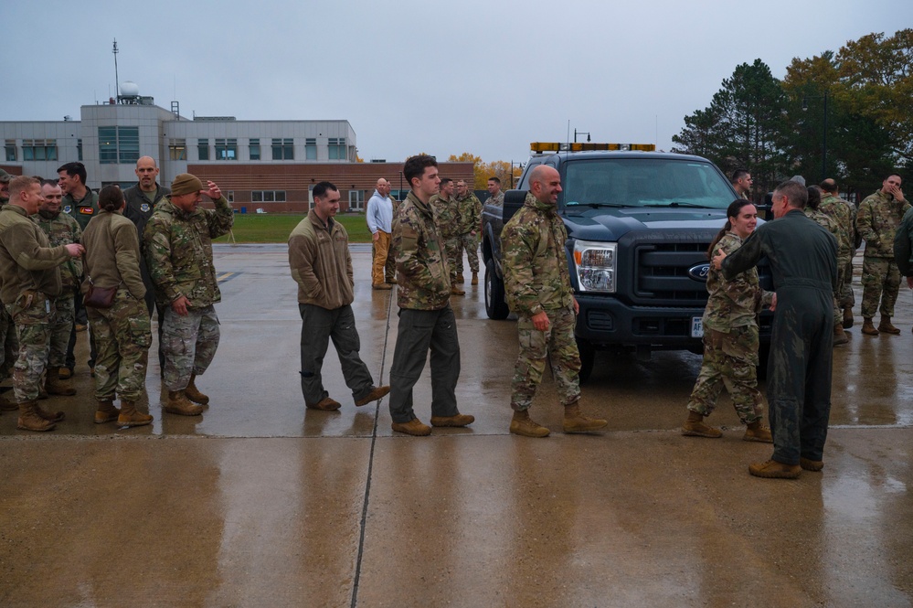 Col. Nelson Perron fini flight