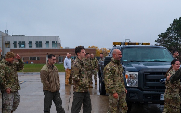 Col. Nelson Perron fini flight