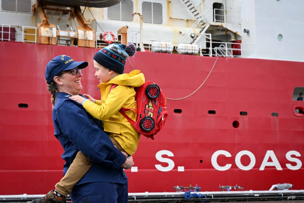 U.S. Coast Guard Cutter Healy returns to Seattle after 129-day Arctic deployment