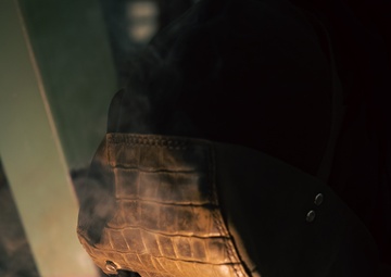 Ronald Reagan Sailors Work With Contractors to Prepare the Mast and Island