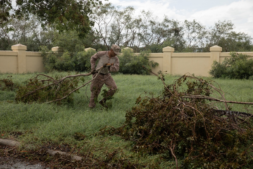 Joint Task Force Southern Guard clears Hurricane Melissa debris on Naval Station Guantanamo Bay, Cuba
