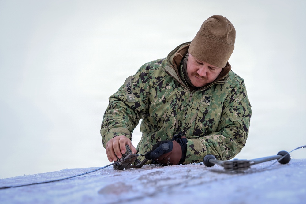 AKOM delivers building supplies during Operation Halong Response