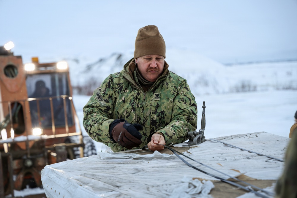 AKOM delivers building supplies during Operation Halong Response