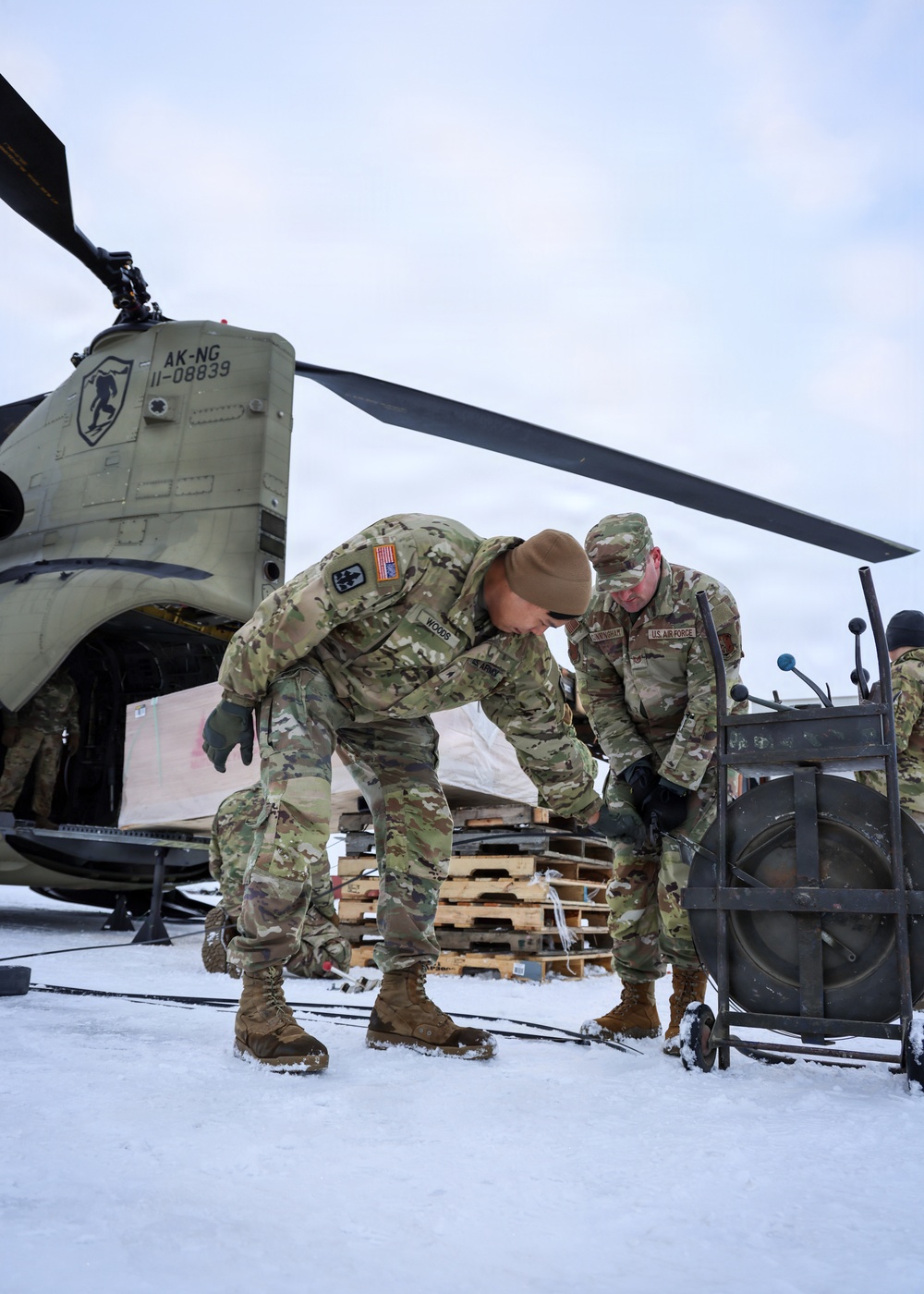 AKOM delivers building supplies during Operation Halong Response