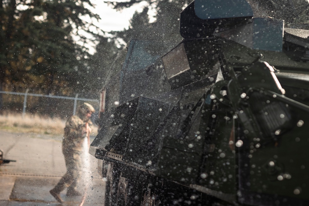 Washington National Guard's 81st SBCT says goodbye to Strykers as transformation to mobile brigade begins