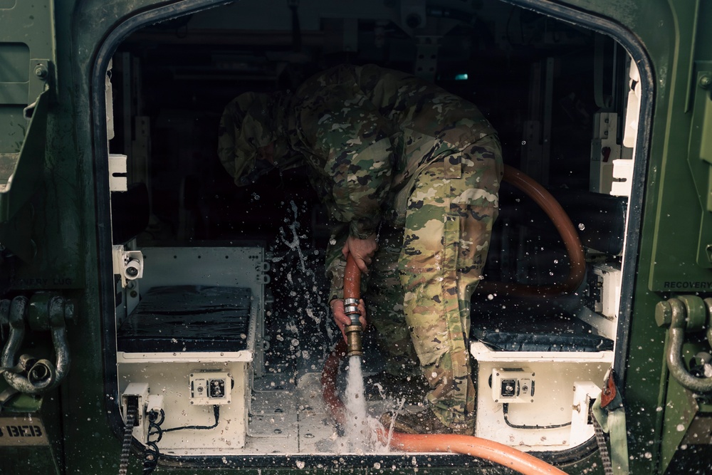 Washington National Guard's 81st SBCT says goodbye to Strykers as transformation to mobile brigade begins