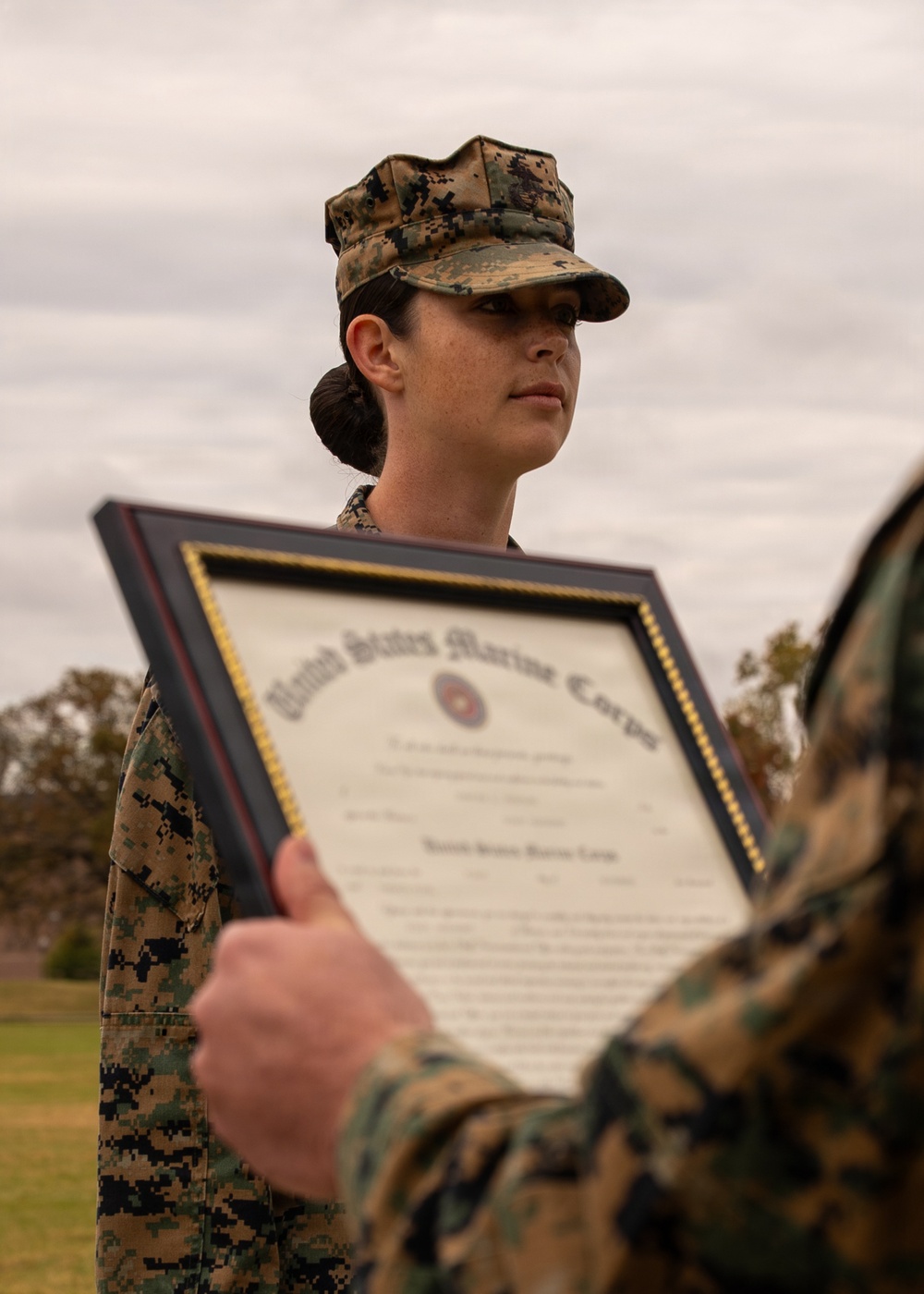 Marine Corps Information Command Celebrates Staff Sergeant Promotion