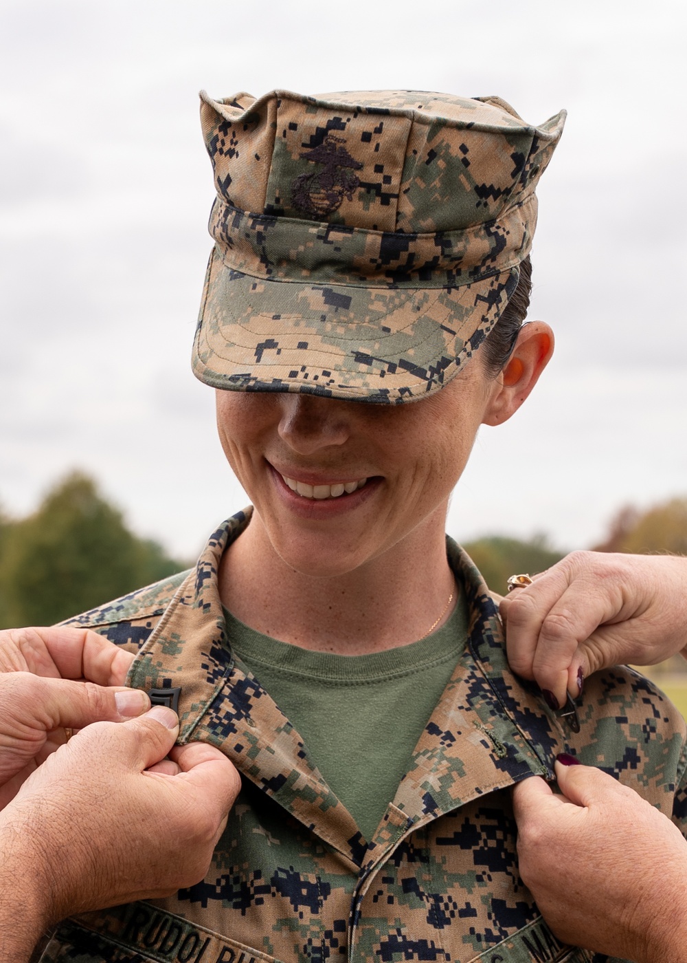 Marine Corps Information Command Celebrates Staff Sergeant Promotion