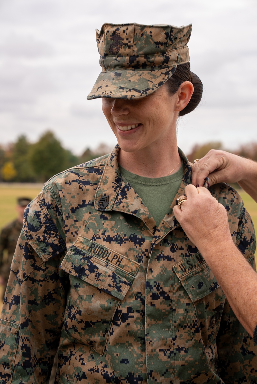 Marine Corps Information Command Celebrates Staff Sergeant Promotion