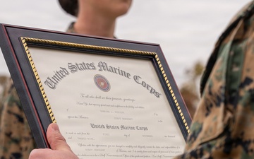 Marine Corps Information Command Celebrates Staff Sergeant Promotion
