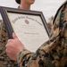 Marine Corps Information Command Celebrates Staff Sergeant Promotion