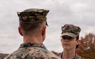 Marine Corps Information Command Celebrates Staff Sergeant Promotion