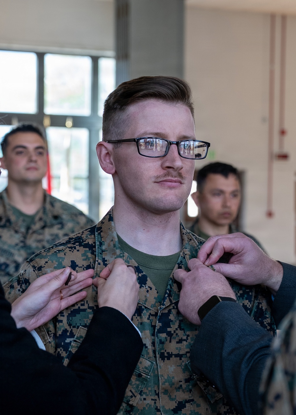 MARFORCYBER Marine Promoted to Staff Sergeant