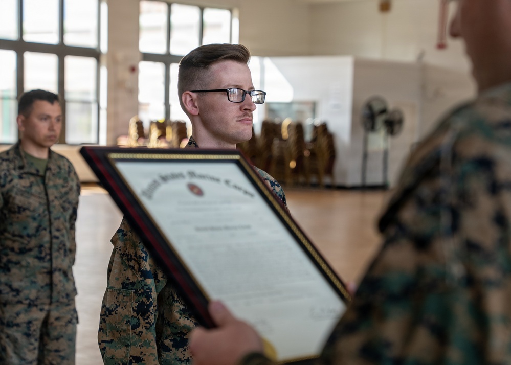 MARFORCYBER Marine Promoted to Staff Sergeant