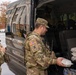 Soldiers drop off lunch