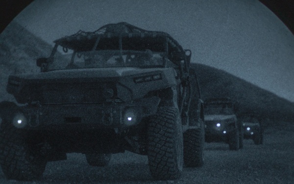 Marines train with Army's ISV for use at southern border