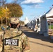 Soldiers provide a presence patrol in the National Mall