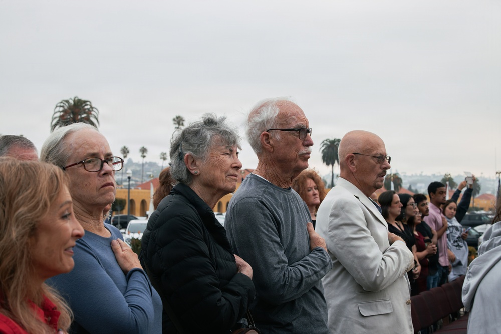 Echo Company Graduation and Morning Colors Ceremony