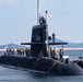 Submarine resupply: JMSDF JS Unryu visits MCAS Iwakuni