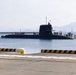 Submarine resupply: JMSDF JS Unryu visits MCAS Iwakuni