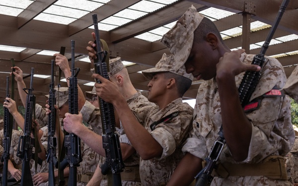 Charlie Company M16A4 Rifle Issue