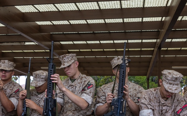 Charlie Company M16A4 Rifle Issue