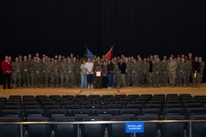 Marine Corps Air Station Iwakuni lights up their holiday tree to spread the holiday morale to the air station (Radio)