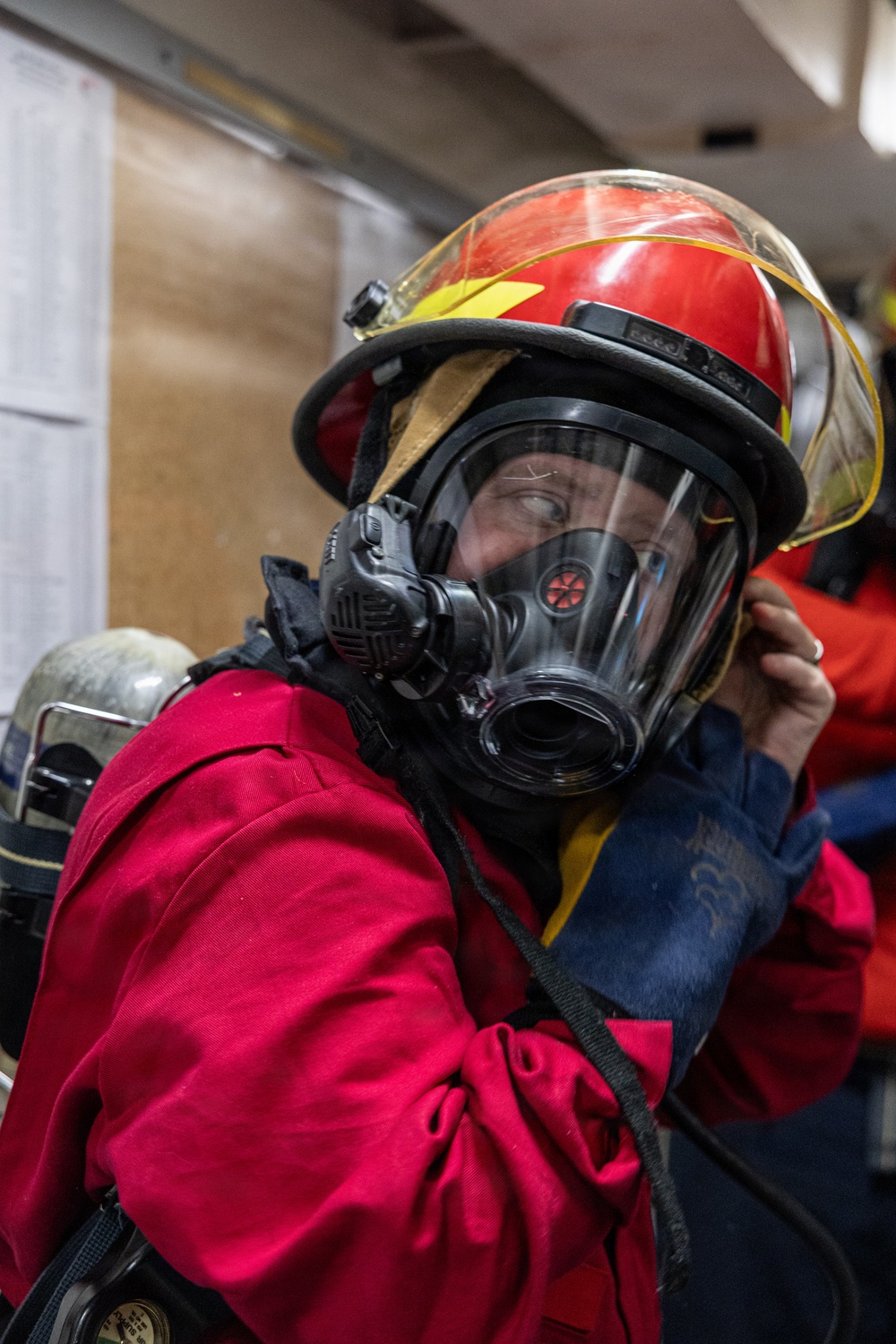 USS Mahan Conducts a General Quarters Drill