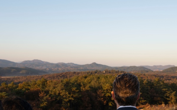 SW Hegseth, ROK MoD Visit JSA in Korean DMZ