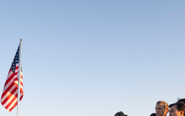 SW Hegseth, ROK MoD Visit JSA in Korean DMZ