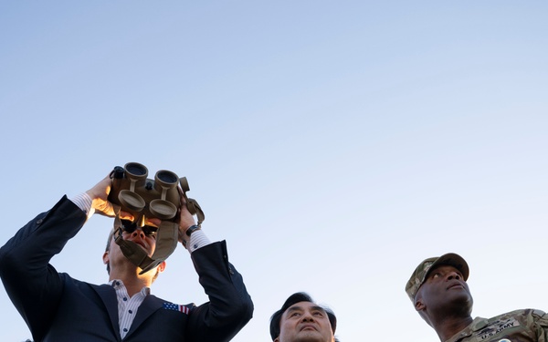 SW Hegseth, ROK MoD Visit JSA in Korean DMZ