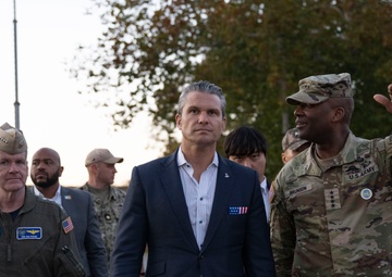 SW Hegseth, ROK MoD Visit JSA in Korean DMZ