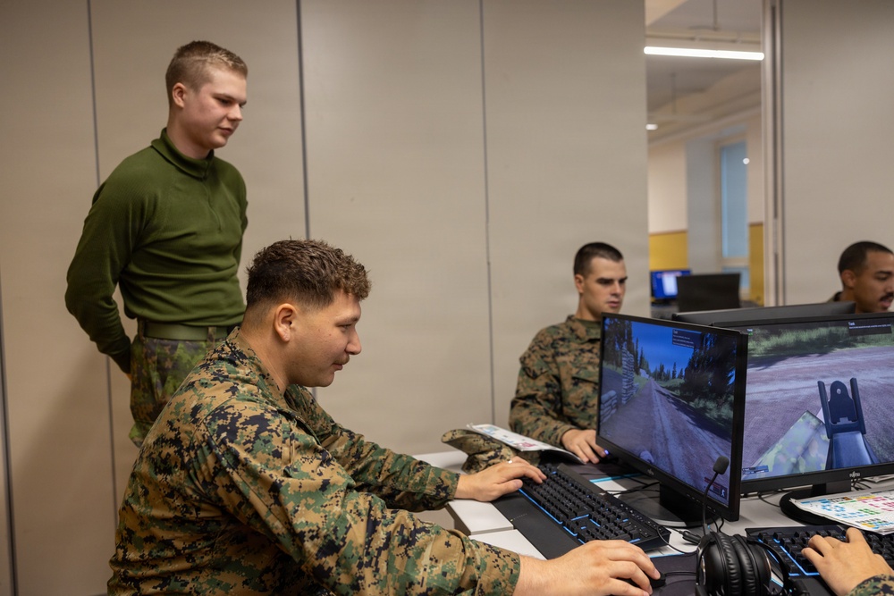 U.S. Marines conduct professional military education course capstone while on European deployment