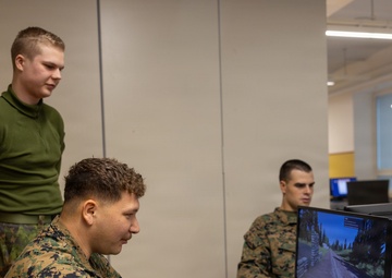 U.S. Marines conduct professional military education course capstone while on European deployment