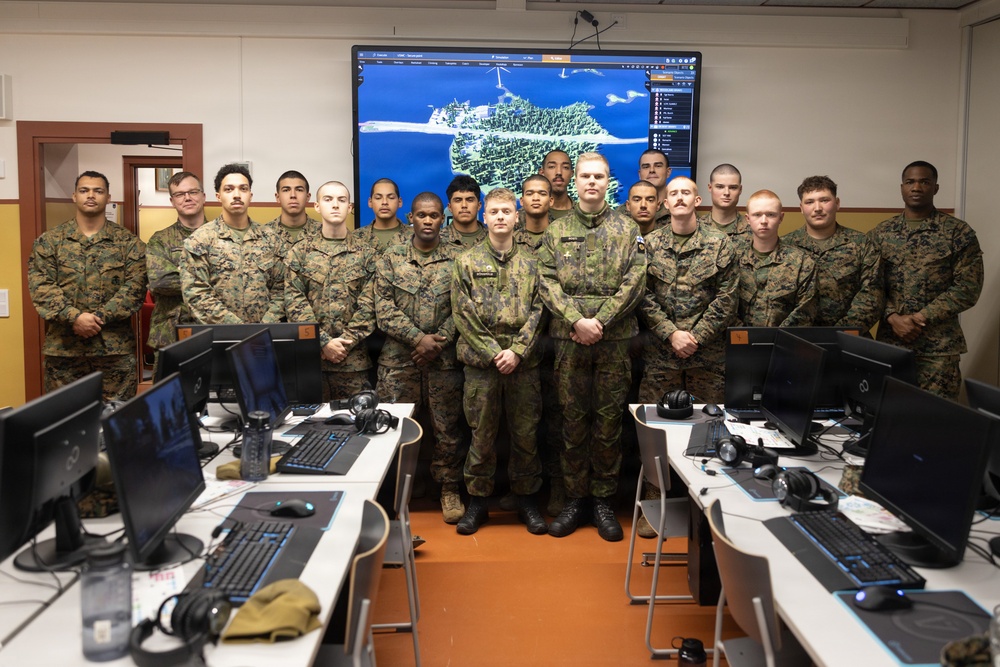 U.S. Marines conduct professional military education course capstone while on European deployment