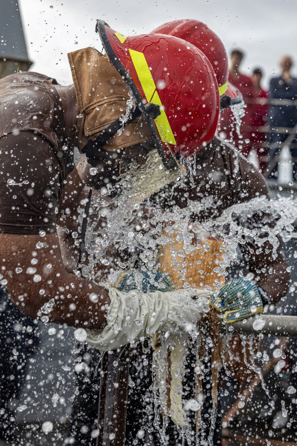 USS Mahan Conducts Damage Control Training