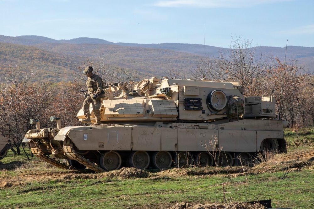 1st Infantry Division Conducts Engineer Qualification Table V at Novo Selo Training Area, Bulgaria