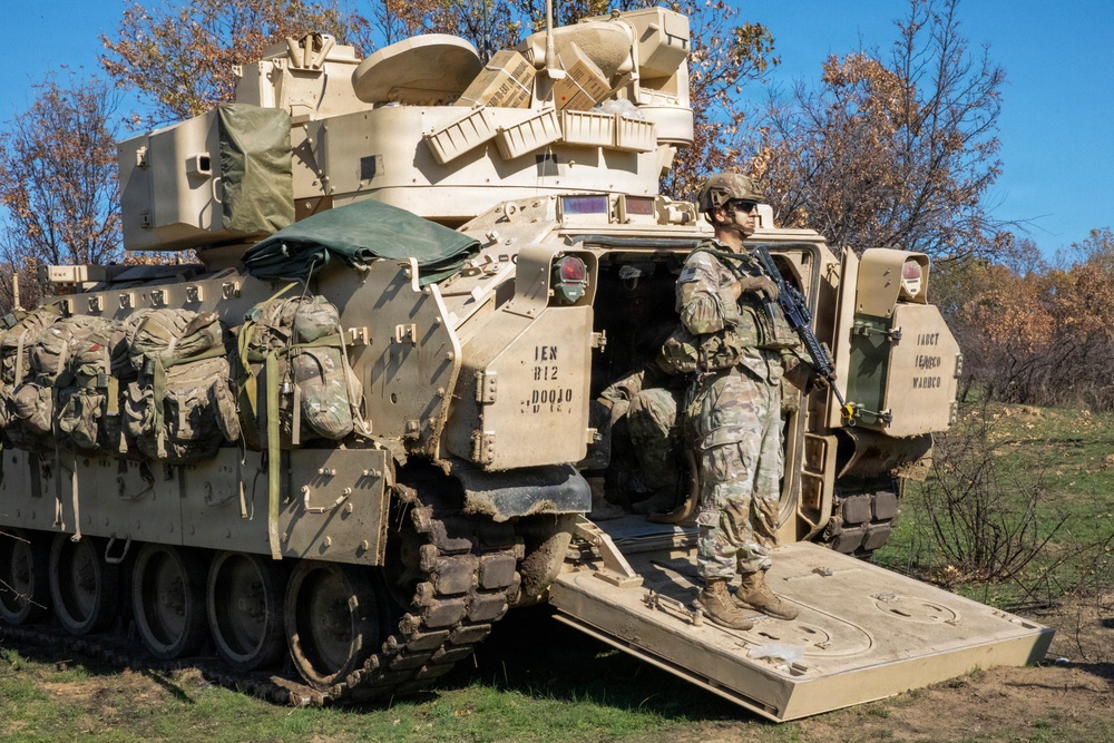 1st Infantry Division Conducts Engineer Qualification Table V at Novo Selo Training Area, Bulgaria