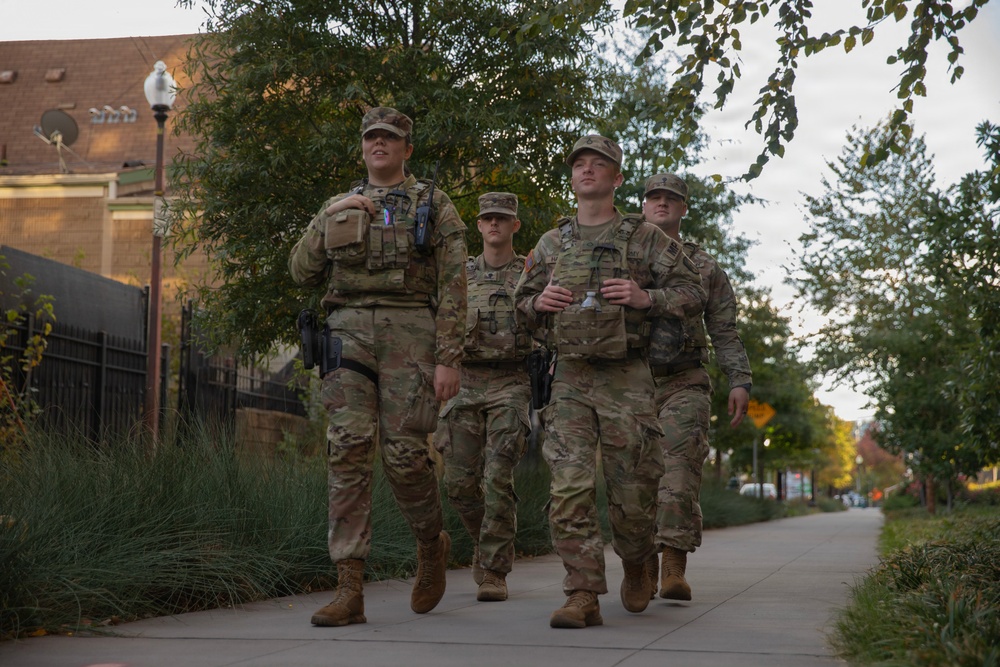 Alabama National Guard soldiers patrol Washington D.C.