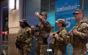 Alabama National Guard soldiers patrol Washington D.C.