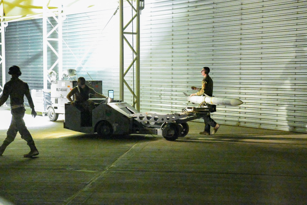 493rd EFGS conducts integrated combat turns