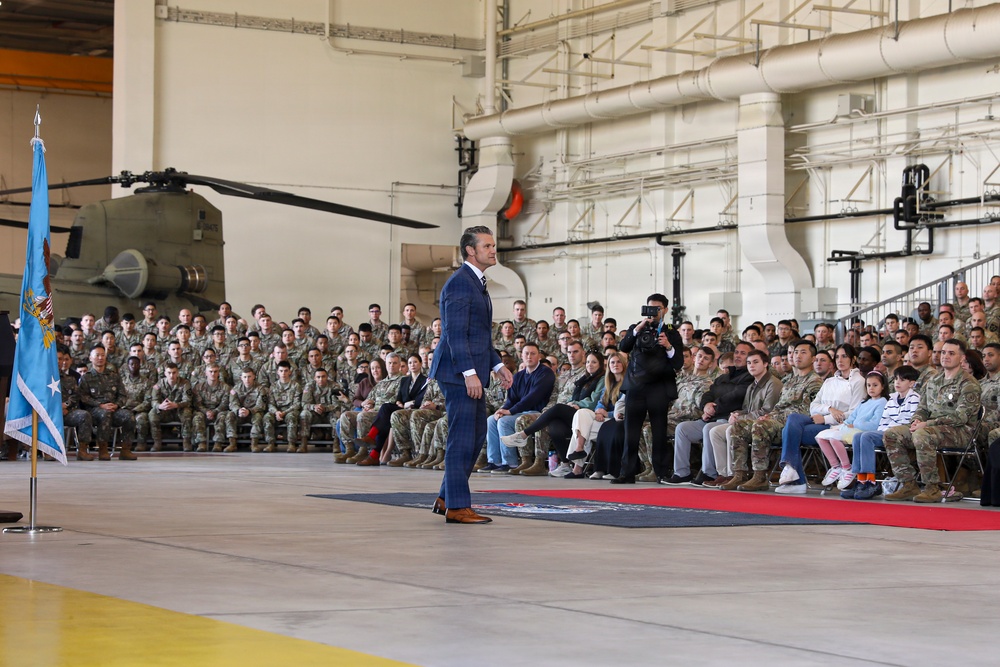 Secretary of War visits South Korea