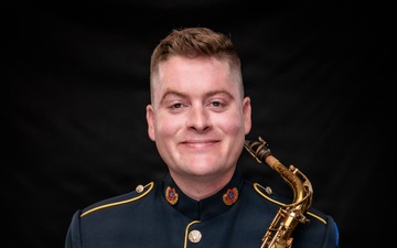 Staff Sgt. Devin Eddleman - Saxophone - US Army Field Band Personnel Headshots