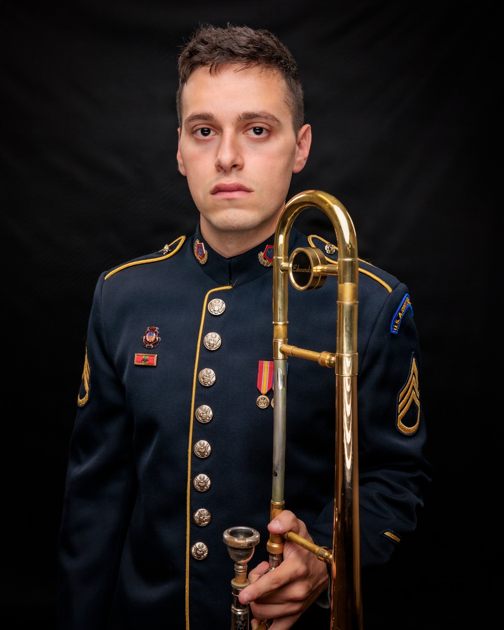 Staff Sgt. David Mosko - Trombone - US Army Field Band Personnel Headshots