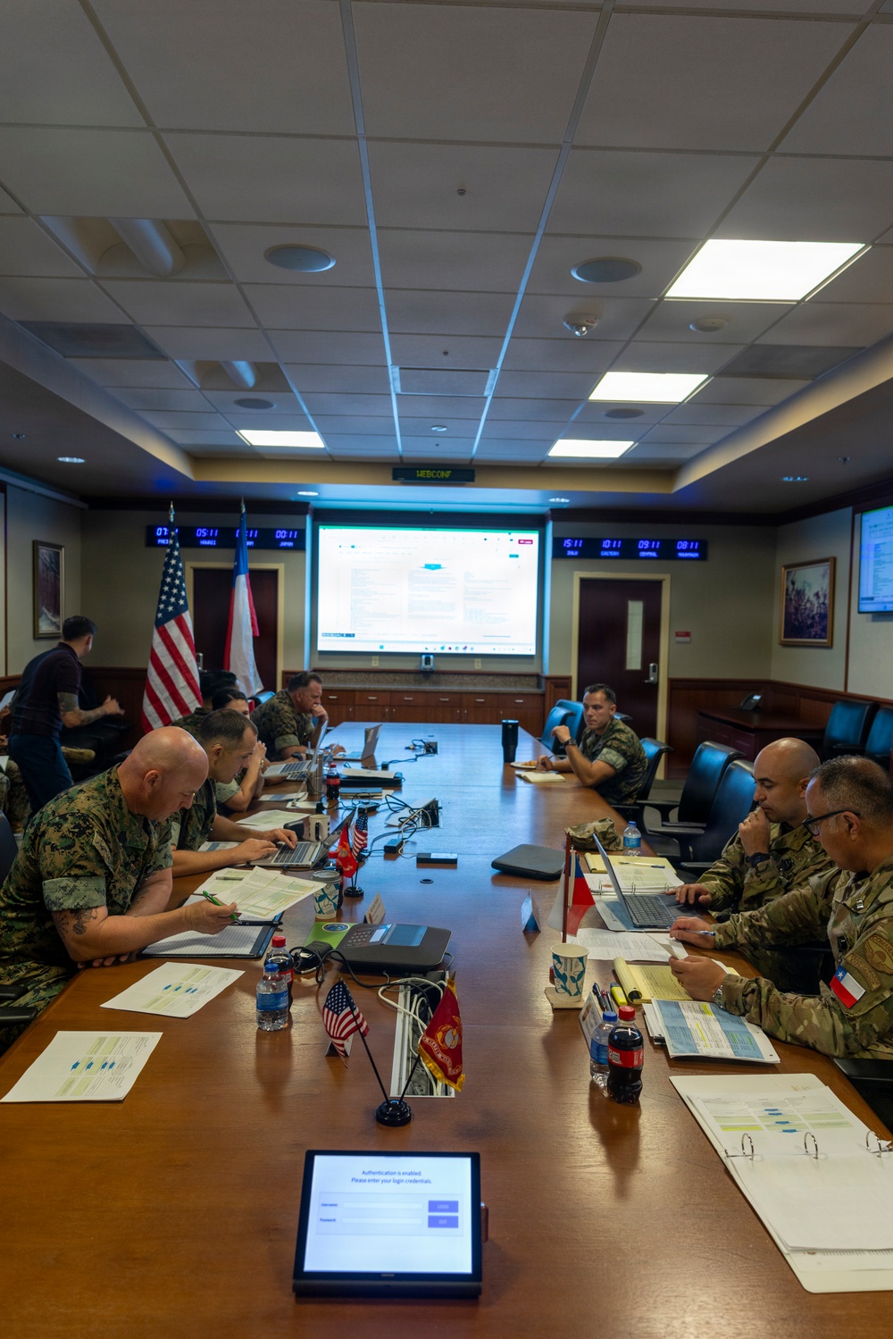 MARFORSOUTH and Chilean Marine Corps Leadership Plan Together During SPWG