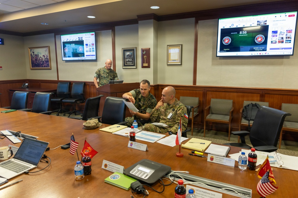 MARFORSOUTH and Chilean Marine Corps Leadership Plan Together During SPWG