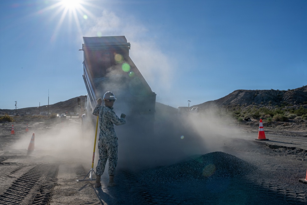 Seabees Conduct Roadwork (NMCB-3)