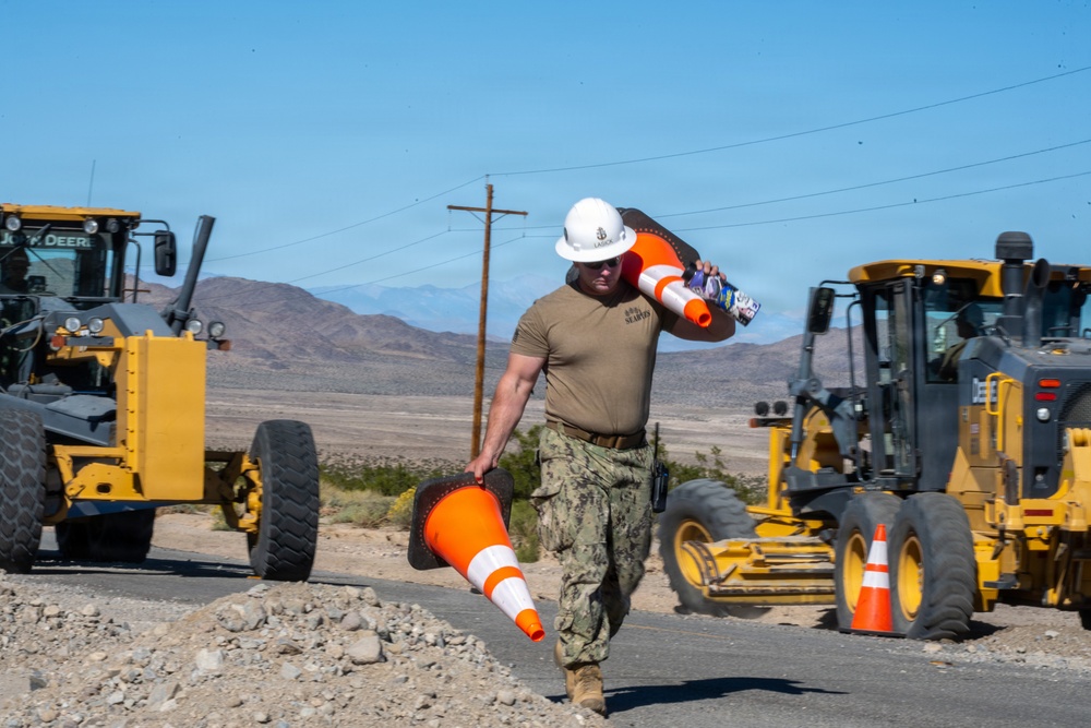 Seabees Conduct Roadwork (NMCB-3)