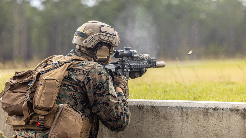 2nd  Marine Regiment MCCRE: Live Fire Attack Range